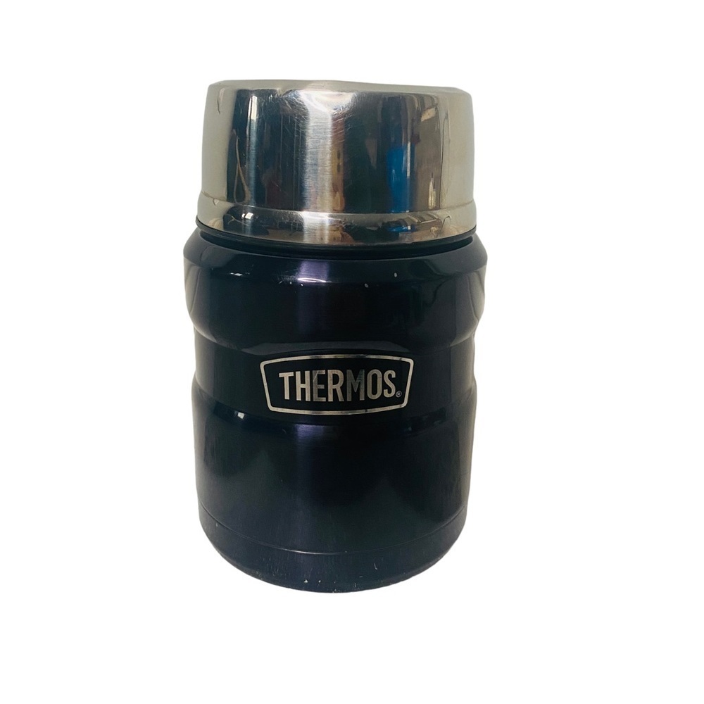 Thermos Stainless King 16 oz. Food Jar Black